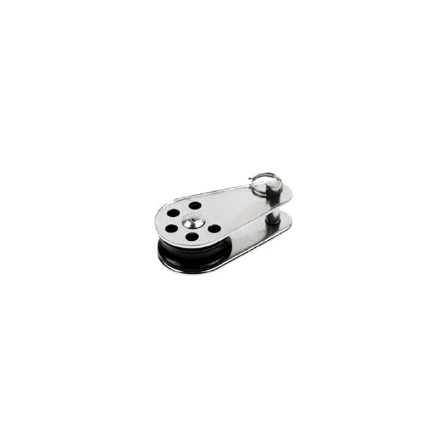 Pulley Block w/ Removable Pin & Nylon Sheave 1/4" x 1"
