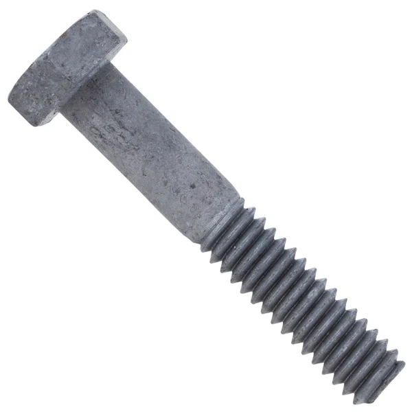 1/4" x 1-1/2" Conquest A307 Grade A Hex Bolt - Hot Dip Galvanized