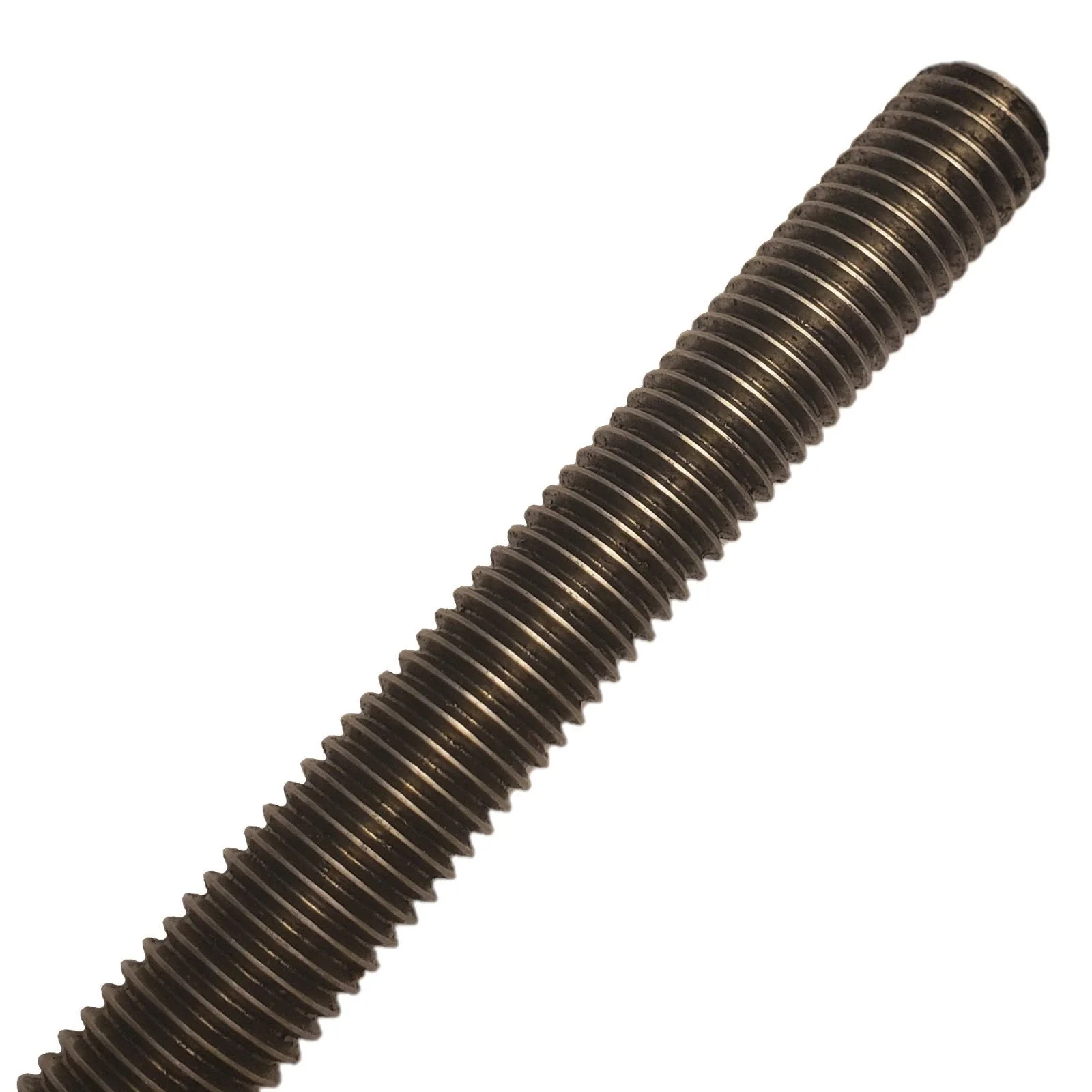 Conquest 1/4" x 1' A307 Coarse Threaded Rod - Plain Finish