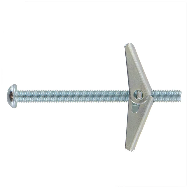5/16" x 4" Conquest Round PH/SL Combo Toggle Bolt w/ Wing Nut - Zinc