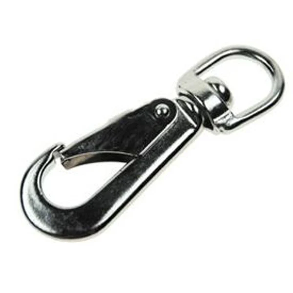 Small Swivel Eye Snap Hook - 316 Stainless Steel - 3-3/16" Length