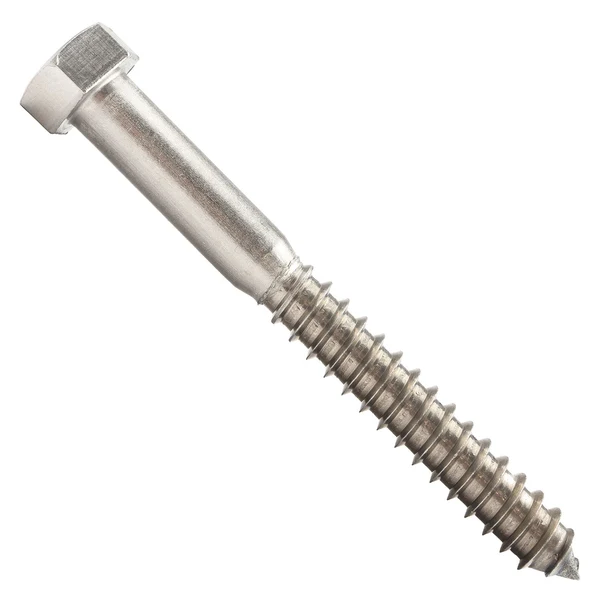 1/2" x 4-1/2" Conquest Hex Head Lag Bolt for Wood - 18-8 Stainless Steel
