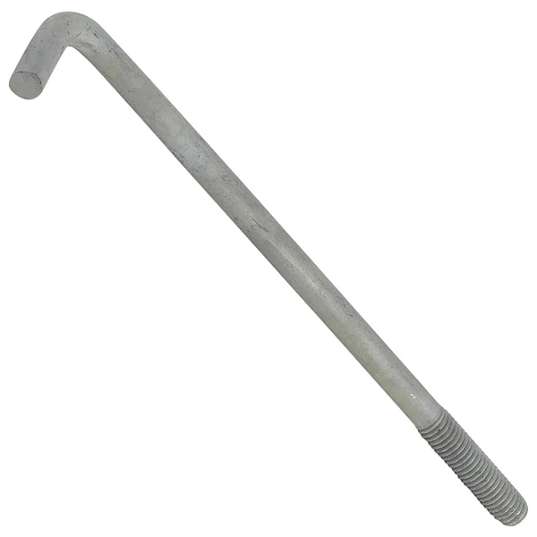 Conquest 1/2" x 10" L-Bolt Foundation Anchor Bolt for Concrete - Hot Dip Galvanized