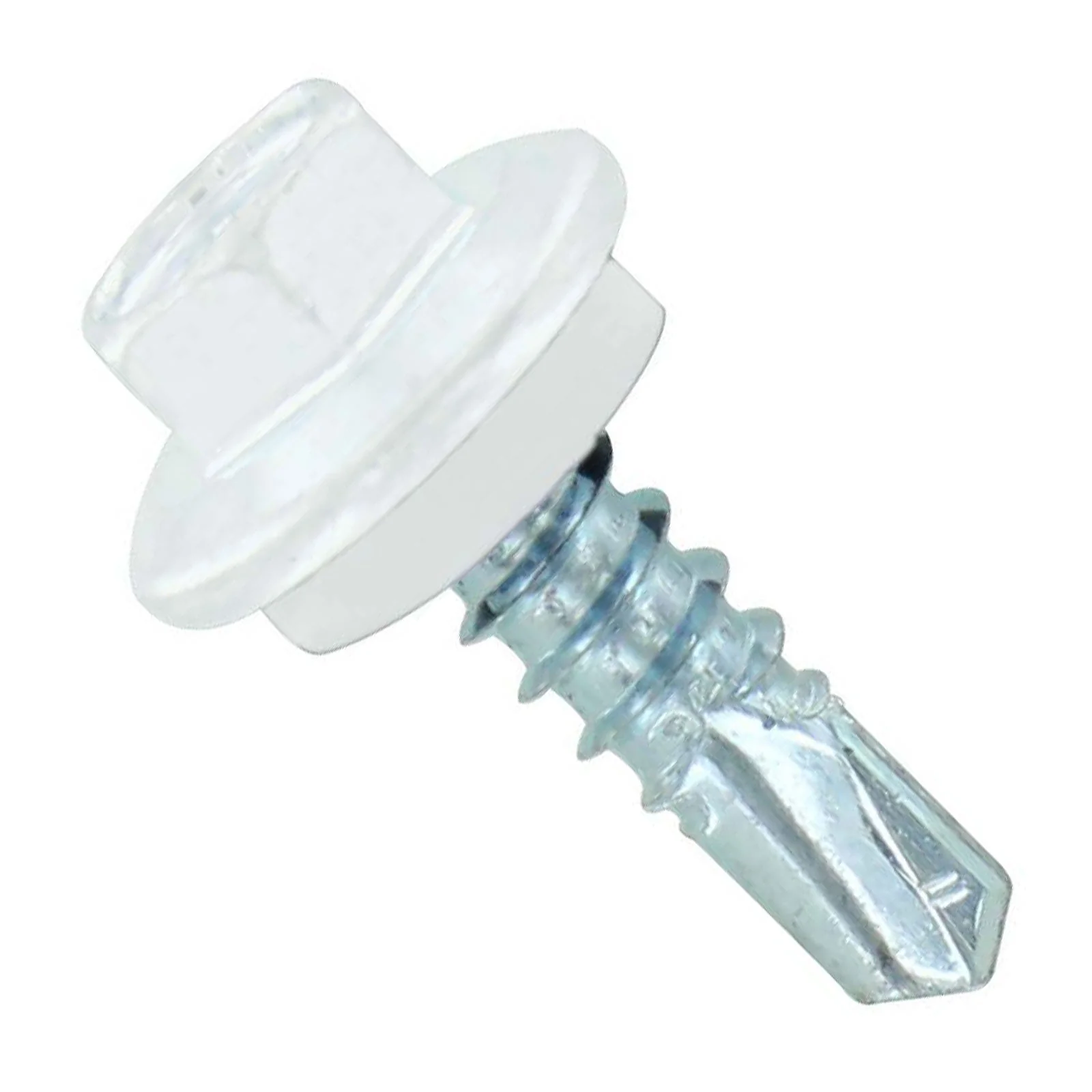 ST Fastening #12 X 3/4" Self-Drilling Maxx Steelbinder Metal Roofing Screw, Hex-Washer Head - Bright White, Qty. 250