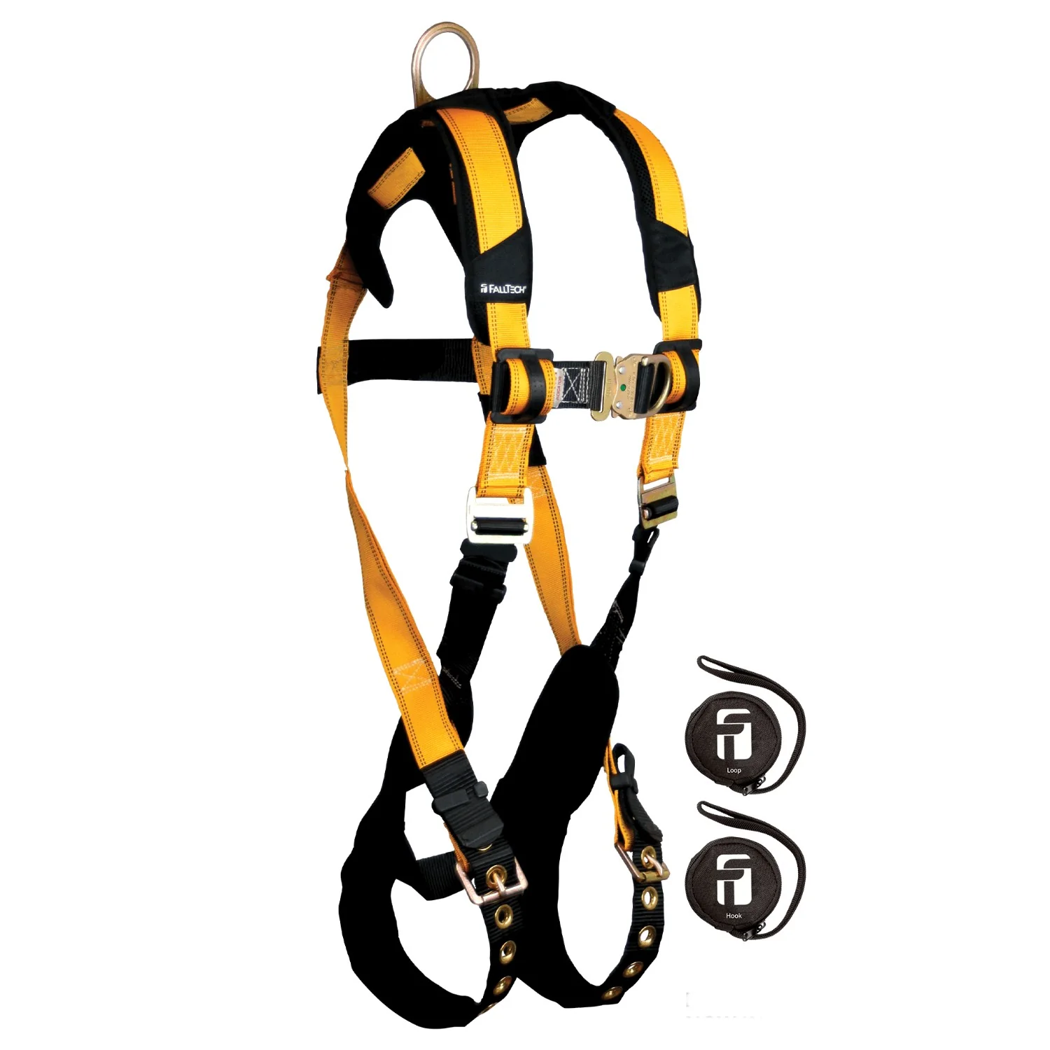 FallTech Journeyman Flex Full-Body Climbing Harness w/ Trauma Straps | Non-Belted | L | 7021FDL