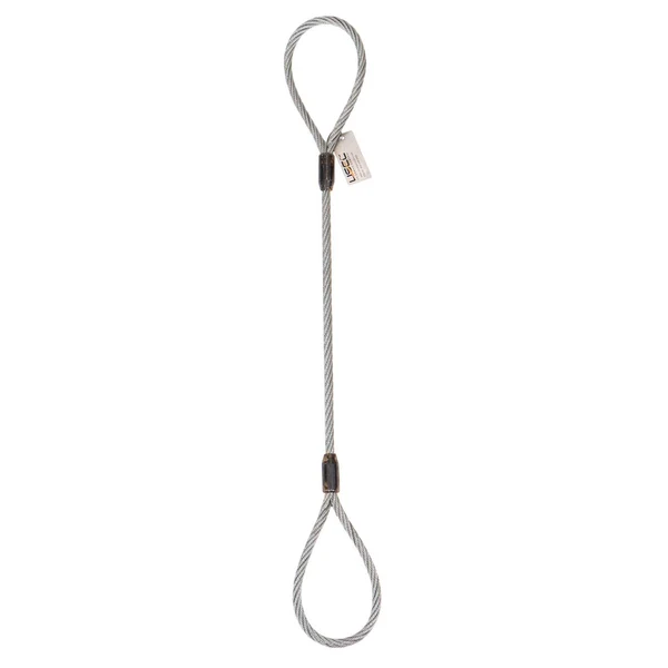 3/8" x 2' Standard Eye Cable Laid Wire Rope Sling | 7x7x7