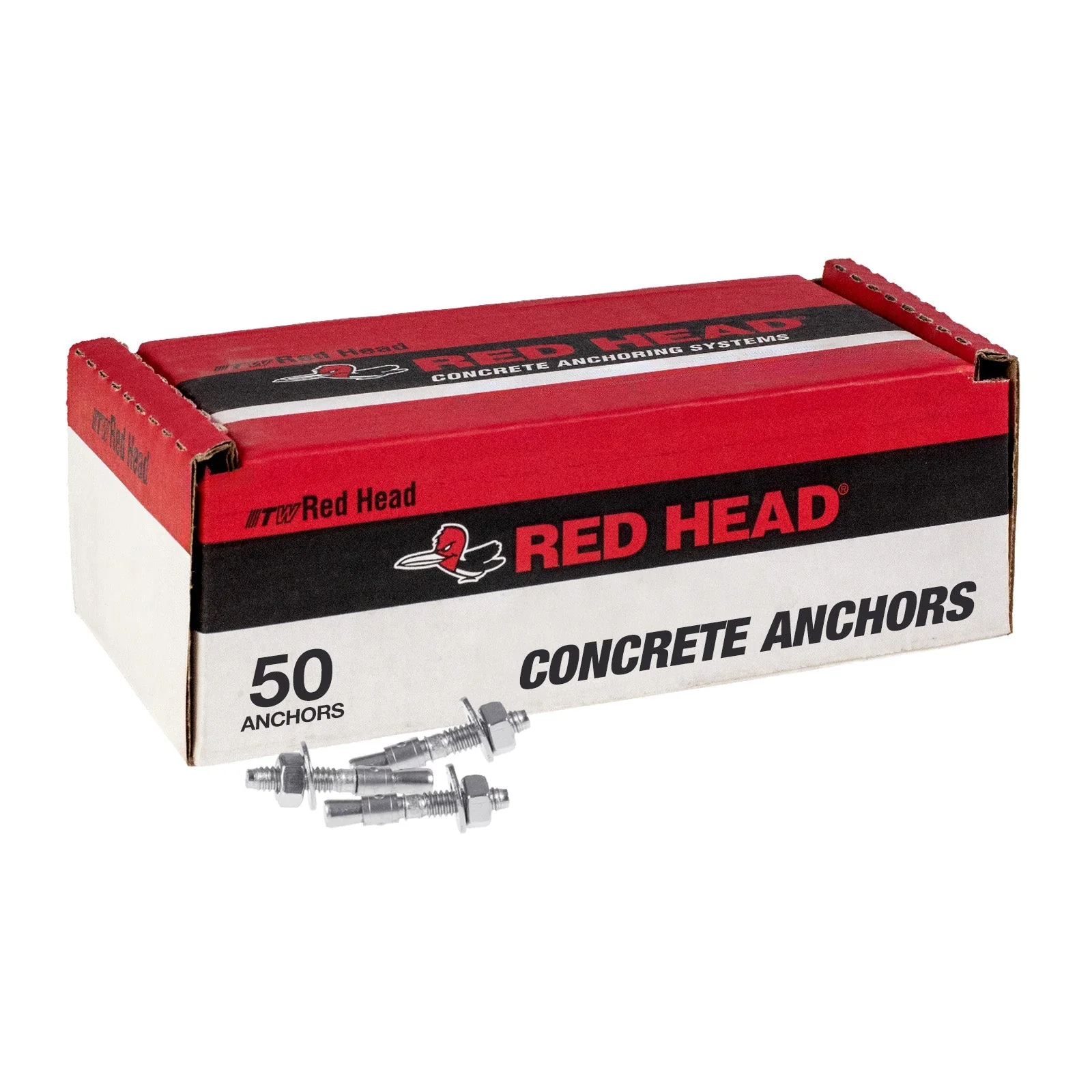 Red Head 3/8" x 2-1/4" Trubolt Wedge Anchor - 304 Stainless Steel | Qty. 50