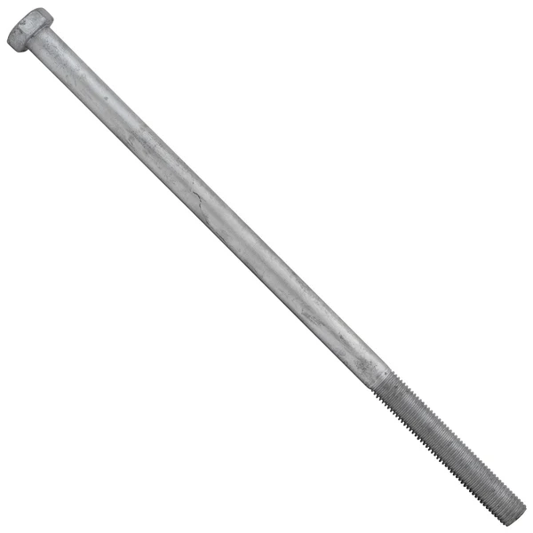 1" x 22" Conquest A307 Grade A Hex Bolt w/6" Thread - Hot Dip Galvanized
