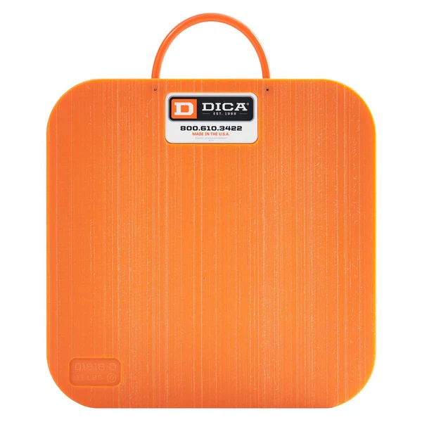 DICA SafetyTech® 18" x 18" Outrigger Pad | Medium Duty | 1" Thick | Orange