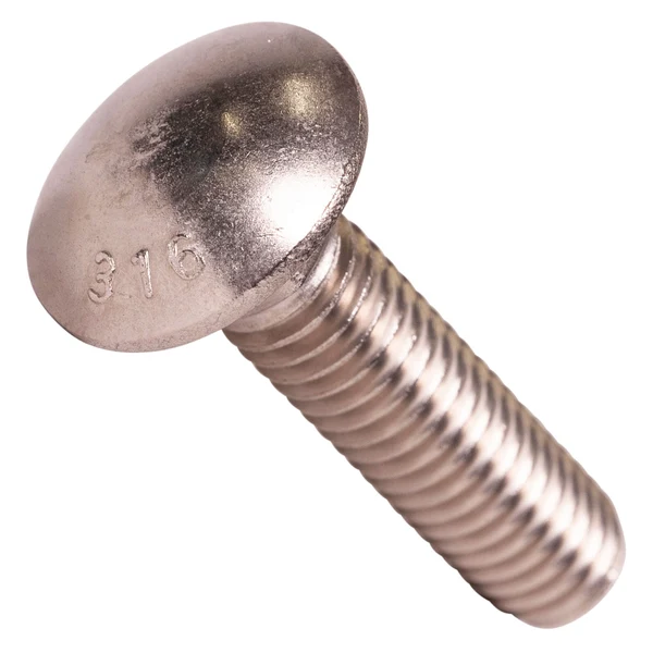 Conquest 3/8" x 1-1/2" Carriage Bolt - 316 Stainless Steel