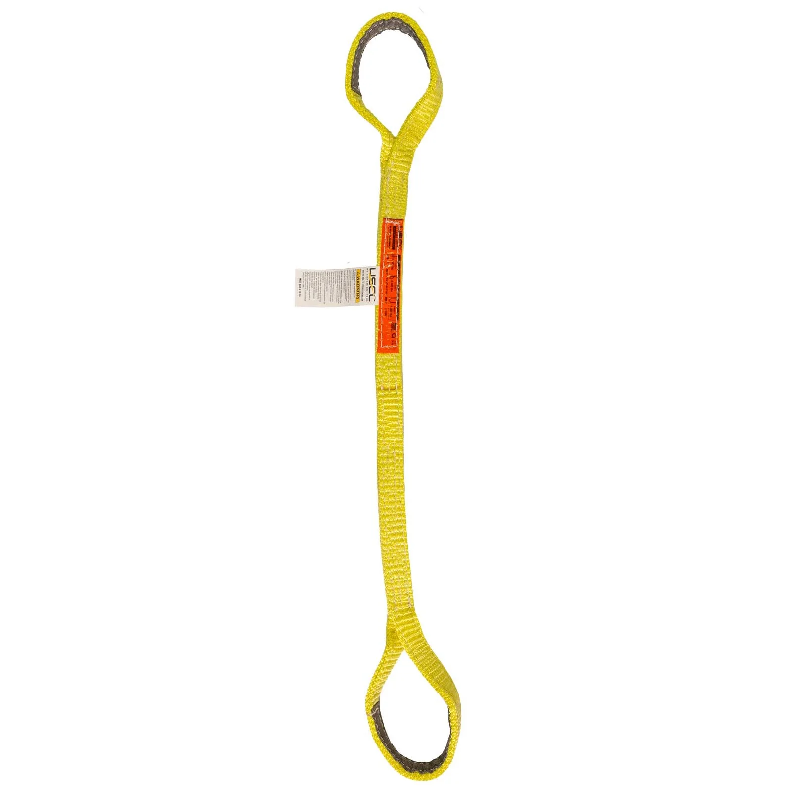 Nylon Lifting Sling - Straight Eye & Eye | Reinforced Eyes - 1" x 14' - 4-ply