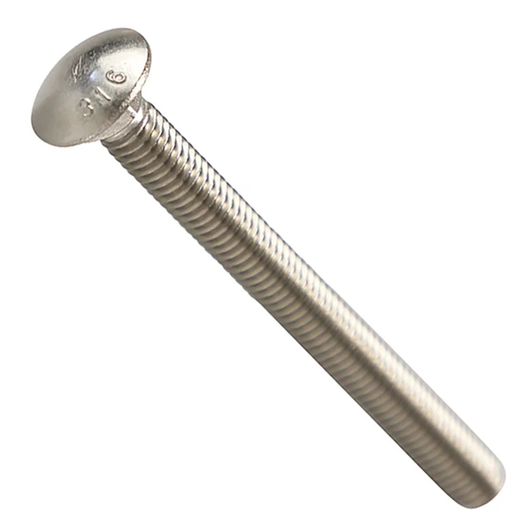 Conquest 3/8" x 4" Carriage Bolt - 316 Stainless Steel