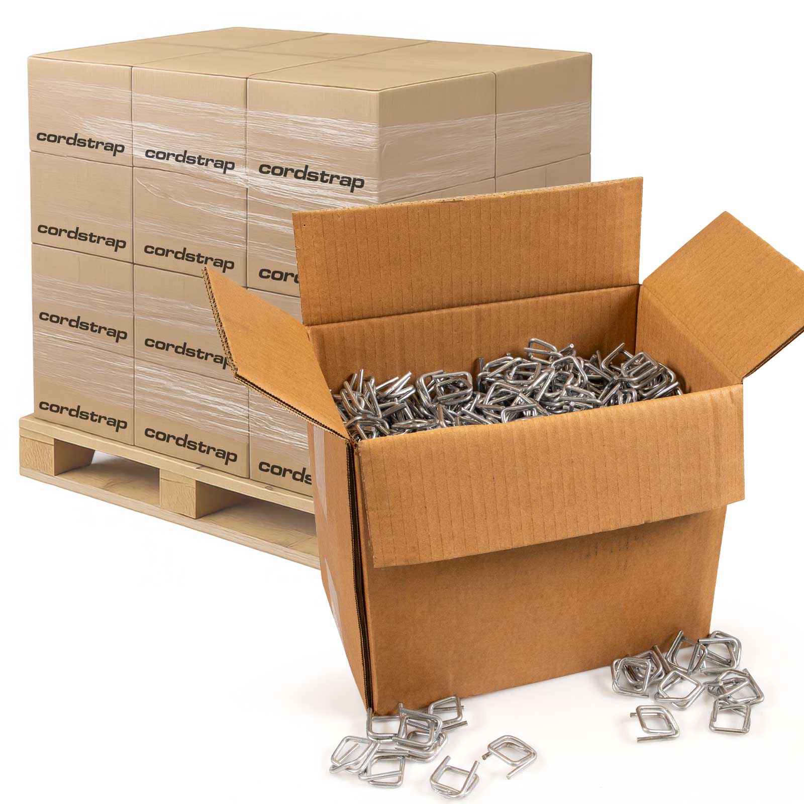 1/2" Cordstrap Buckles for Composite Strapping - Pallet