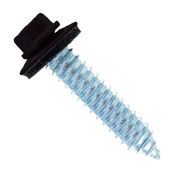 ST Fastening #17 x 1-1/4" Tapping Steelbinder Metal Roofing Screw - Black - Pkg 250