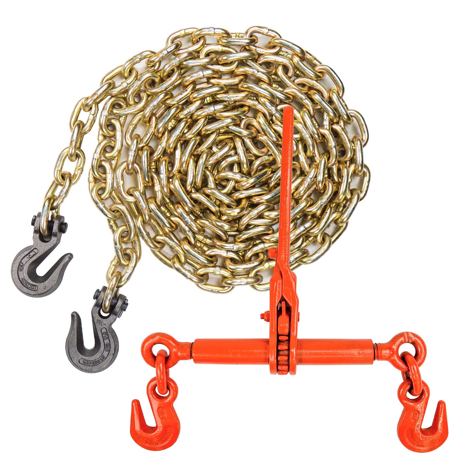 3/8" x 16' CM® Grade 70 Transport Chain and Binder Kit | Made in USA