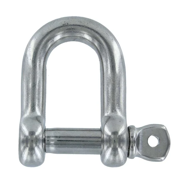 1" Screw Pin D Shackle Stainless Steel