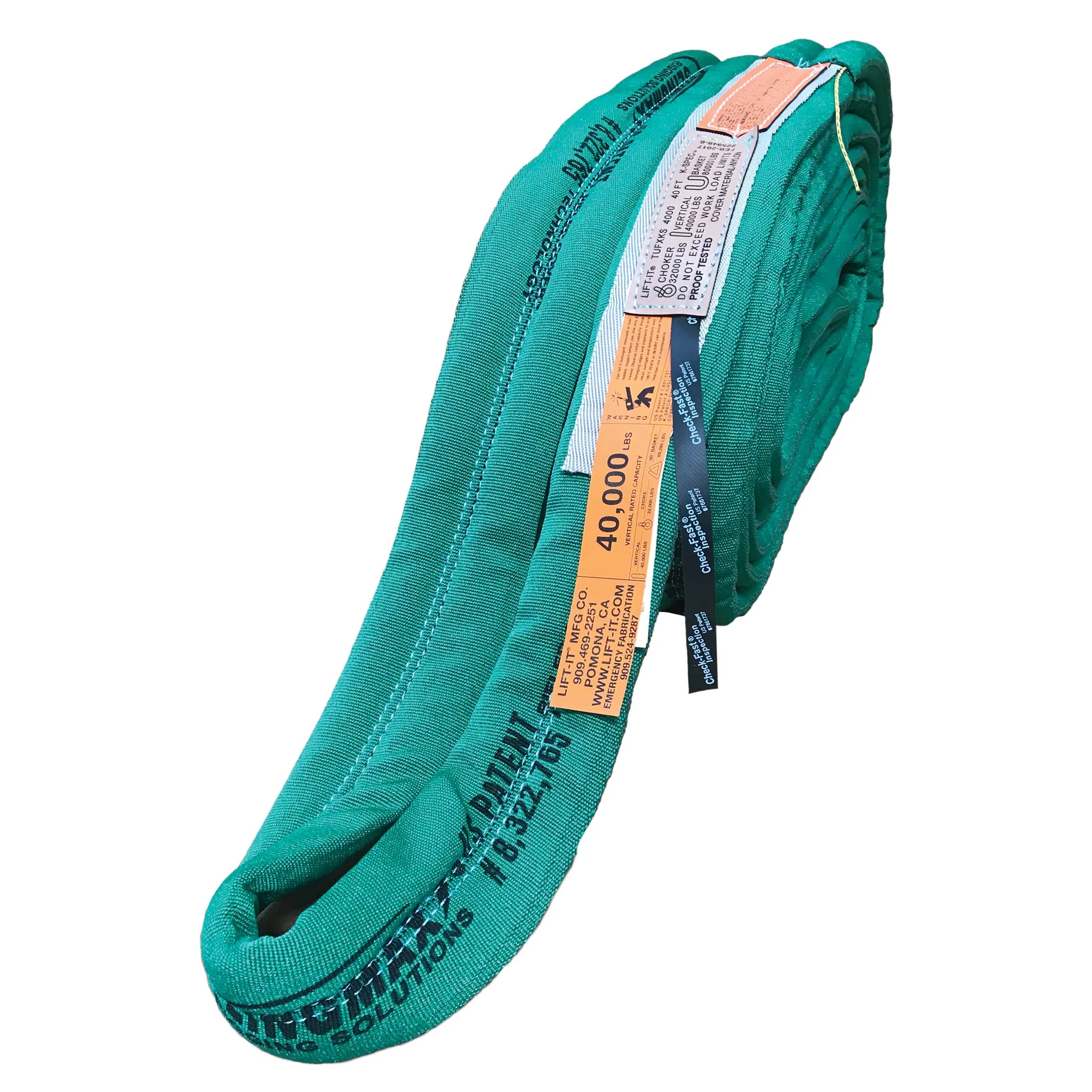 5" x 4' Endless Twin-Path® High Performance Roundsling | Vertical Cap: 60,000 lbs.