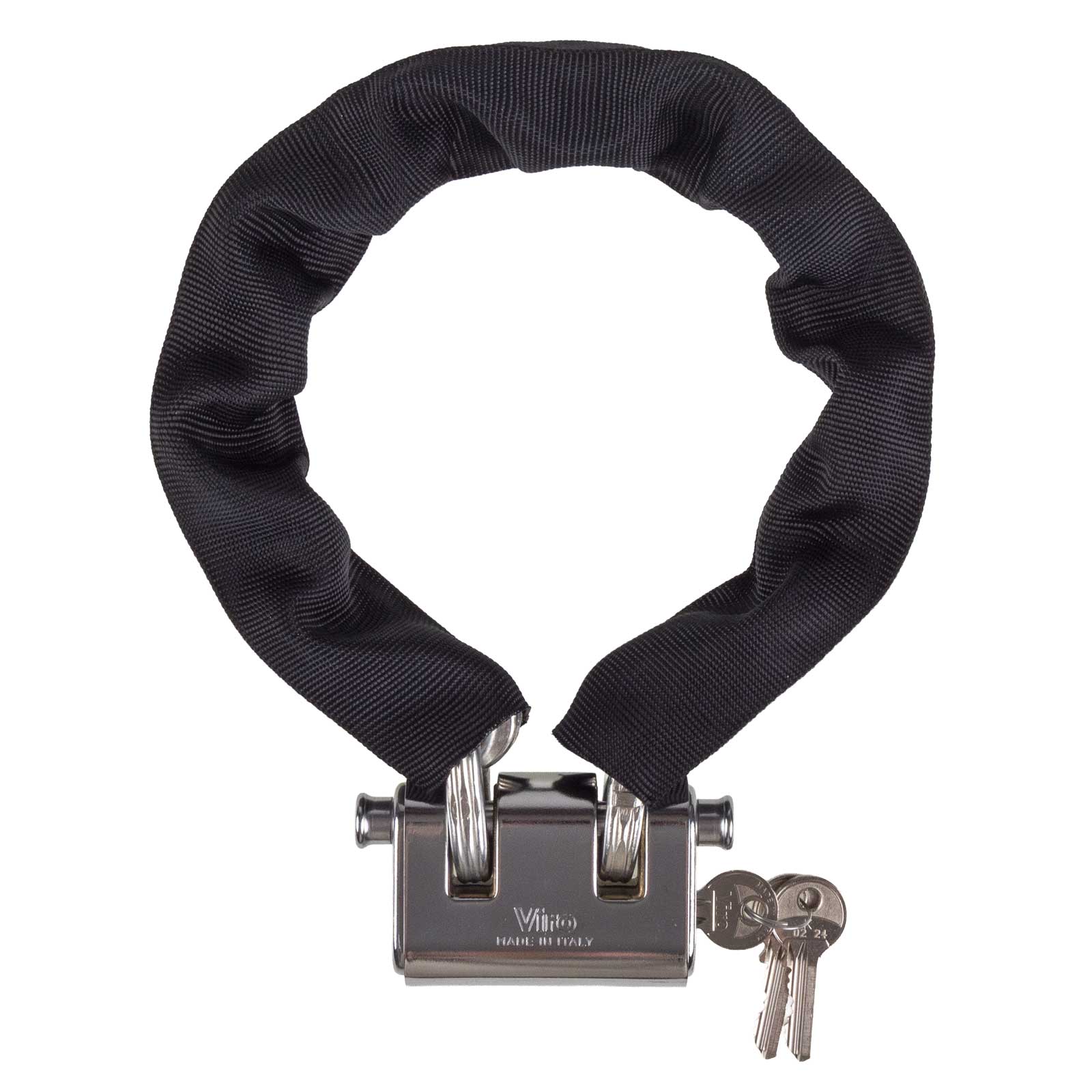 3/8" x 4' Pewag Security Chain Kit w/ Viro Lock and Cordura Sleeve