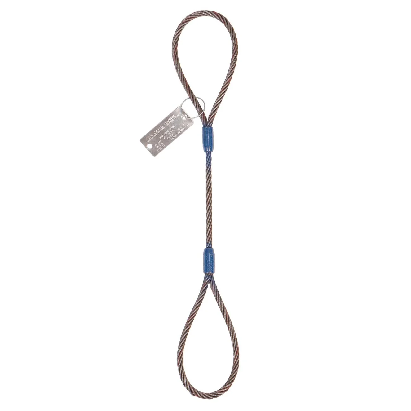 7/8" x 10' Standard Eye Wire Rope Sling | Domestic