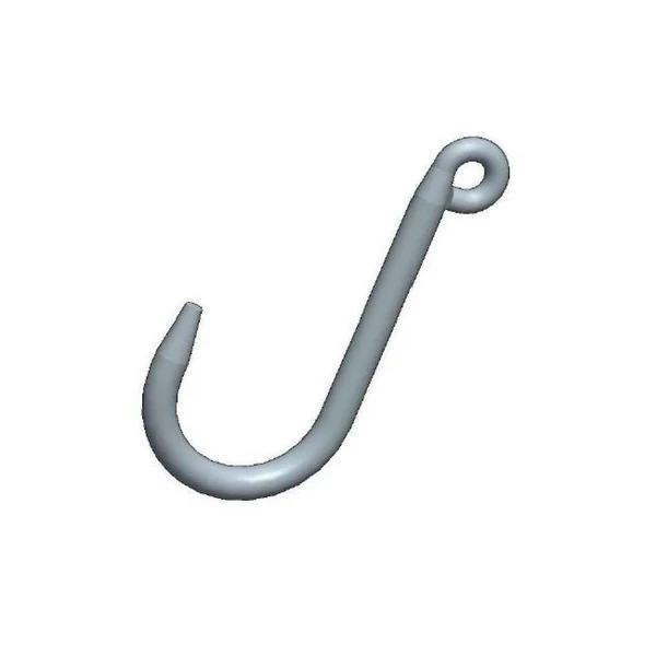 Alloy 1/2" x 6" Short Reach Foundry Hook - 450 lb.