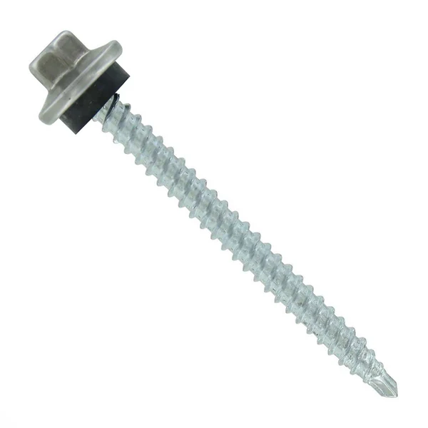 ST Fastening #9 x 2" ST-XL Woodbinder Metal Roofing Screw - Plain Finish, Pkg 250