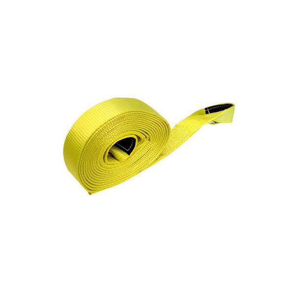 2" x 20' Heavy Duty Recovery Strap with Reinforced Cordura Eyes - 1 Ply | 8,000 WLL