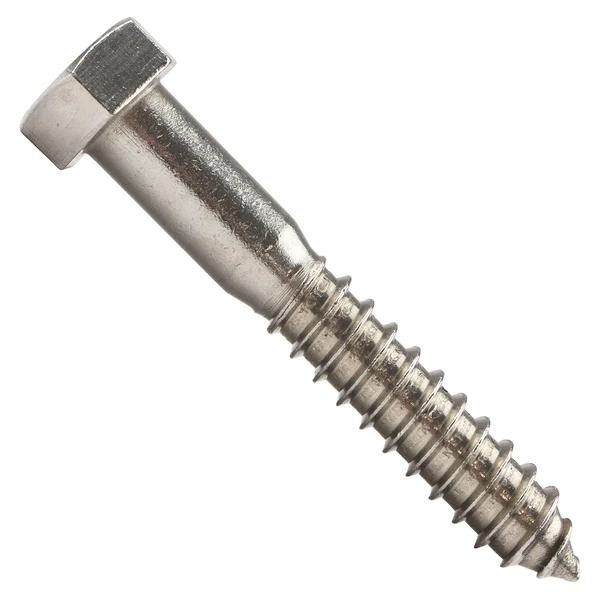 5/8" x 4" Conquest Hex Head Lag Bolt for Wood - 18-8 Stainless Steel