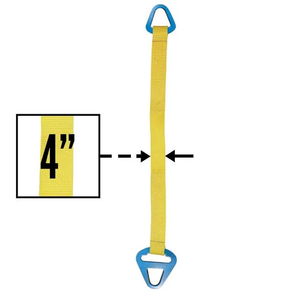 Nylon Lifting Sling - Triangle Choker - 4" x 10' - 1-ply