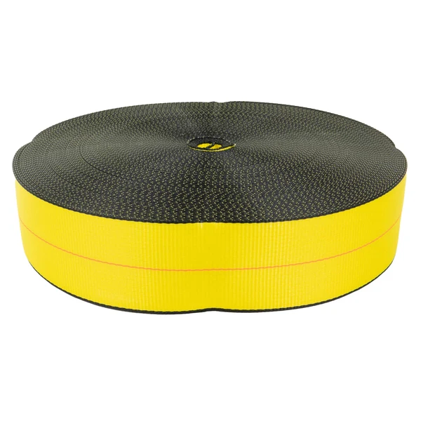 4" x 300' 24K Polyester Cargo Webbing - Yellow