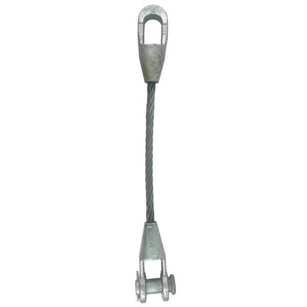 7/8" x 18' Open and Closed Spelter Socket Wire Rope Sling