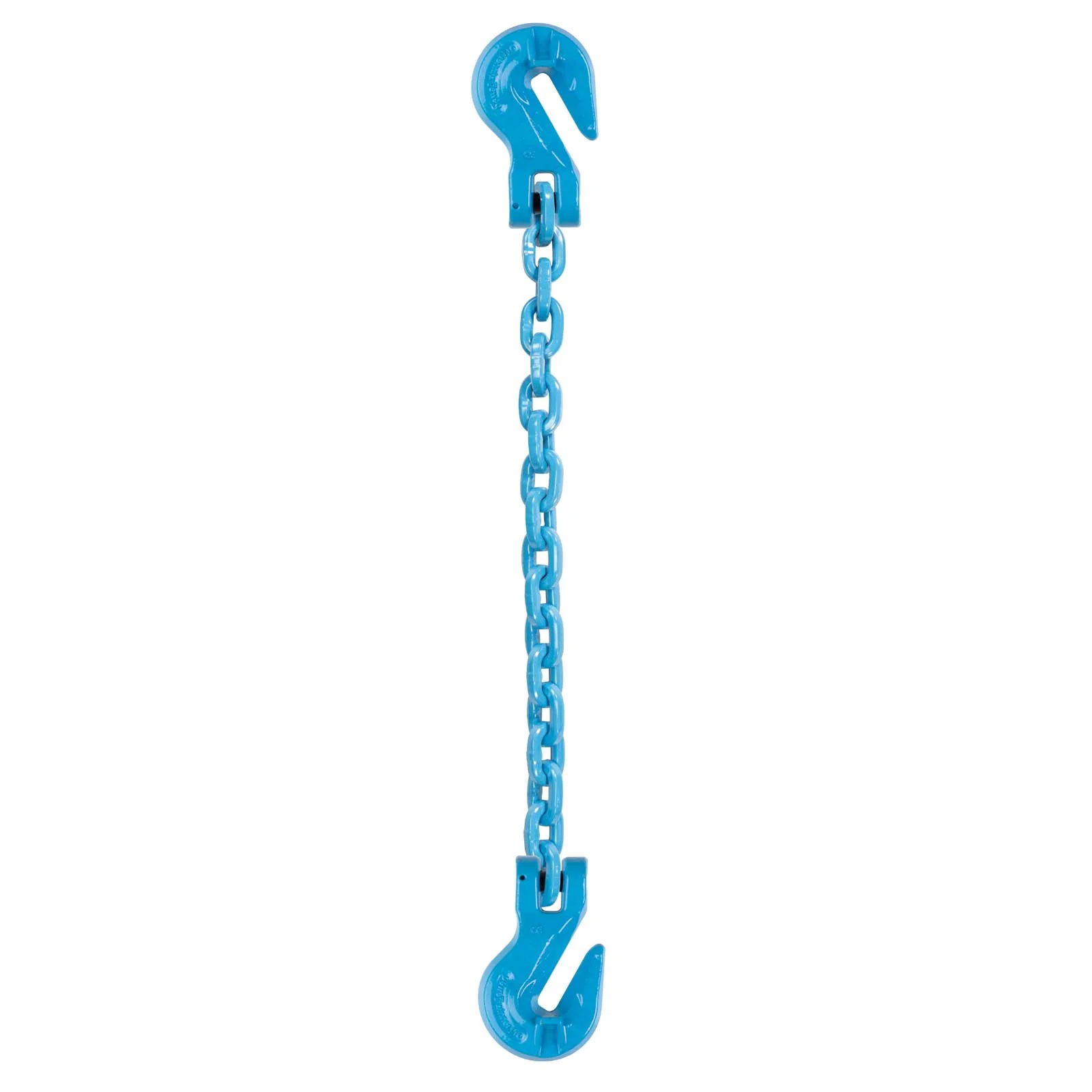 1/2" x 18' Pewag Single Leg Chain Sling w/ Grab & Grab Hooks - Grade 120