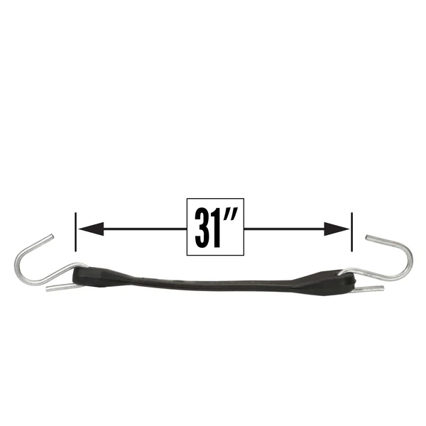 31" Rubber Tarp Straps (bundle of 10) - Natural Rubber