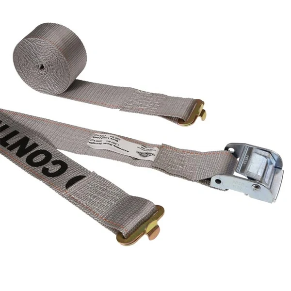 2" x 16' Gray Cam Strap w/ Butterfly Fittings