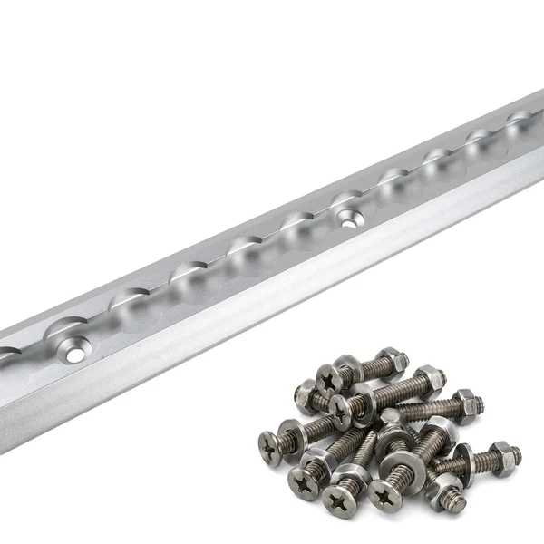 96" Angled L-Track Kit | Anodized Finish