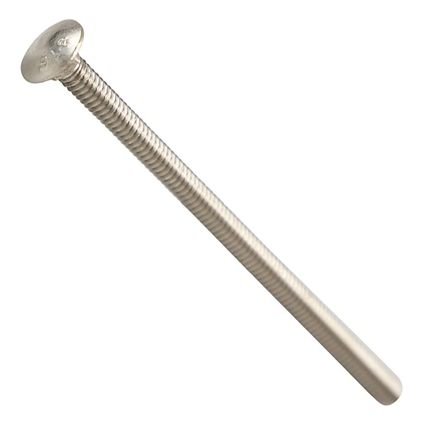 Conquest 1/4" x 4-1/2" Carriage Bolt - 316 Stainless Steel