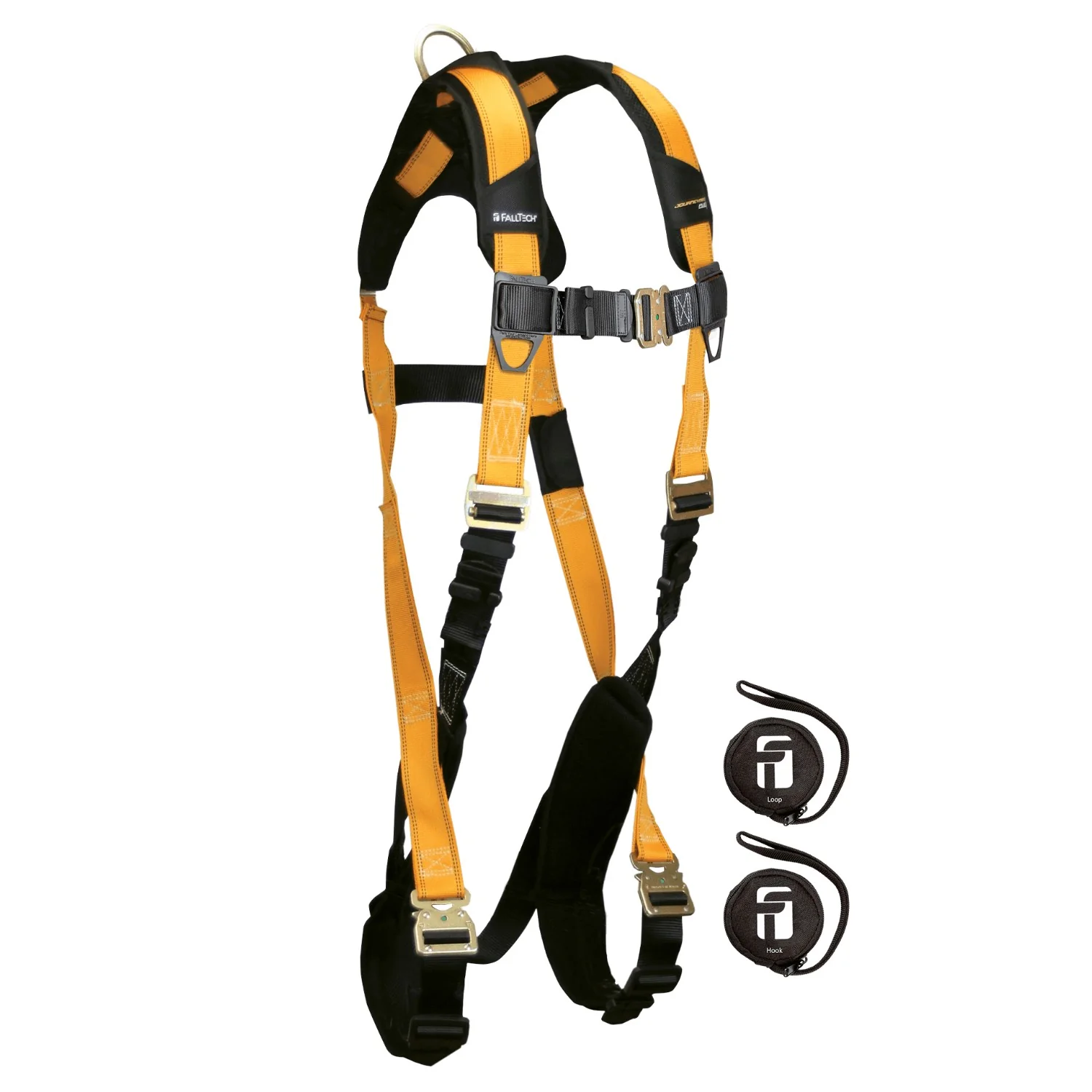 FallTech Journeyman Flex Full-Body Harness w/ Trauma Straps | Non-Belted | XL | 7021QCXL