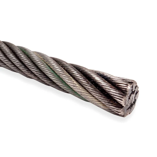 3/8" 8x19 Spin-Resistant Bright Wire Rope - EIPS IWRC | Linear Foot