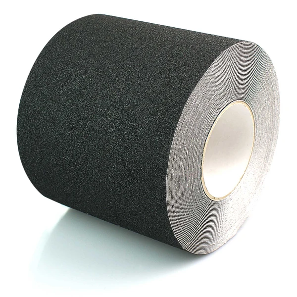 6" x 60' Anti-Slip Black Grip Tape