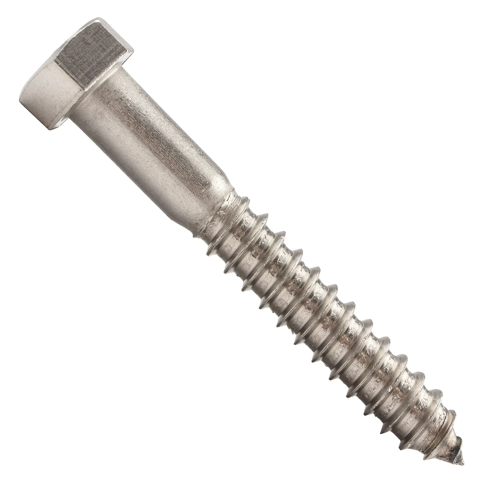 1/2" x 3-1/2" Conquest Hex Head Lag Bolt for Wood - 316 Stainless Steel