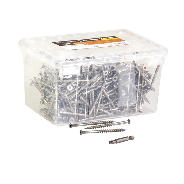 #8 x 2-1/2" Conquest T15 Trim Head Deck Screws - 316 Stainless Steel, Pkg. 350
