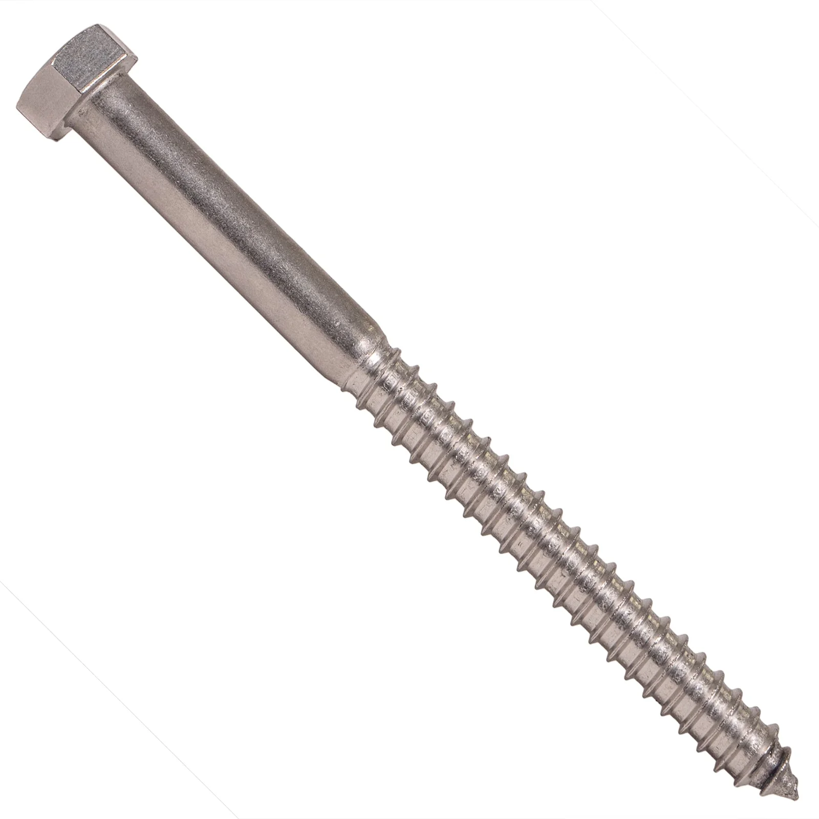 5/8" x 8" Conquest Hex Head Lag Bolt for Wood - 18-8 Stainless Steel