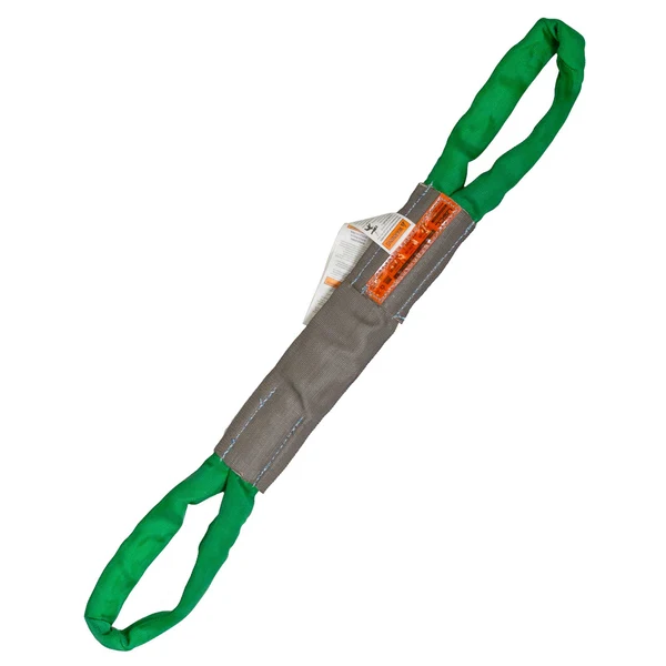 8' Domestic Eye & Eye Round Sling - Polyester | 5,300 lbs. Capacity