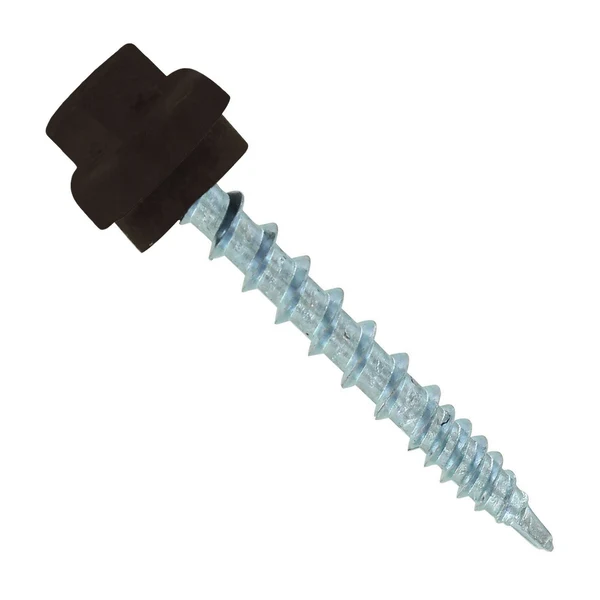 ST Fastening #10 x 1-1/2" ZXL Woodbinder Metal Roofing Screw - Koko Brown, Pkg 250