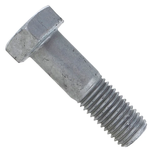 1-1/8" x 4" Conquest A325 Type 1 Heavy Hex Structural Bolt, Hot Dip Galvanized