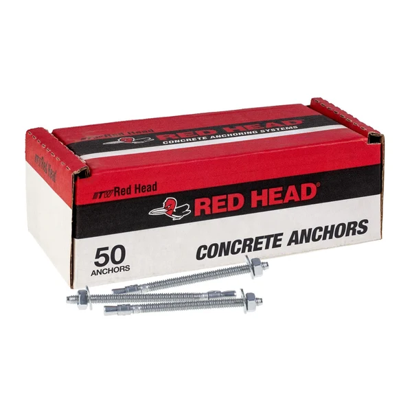 Red Head 3/8" x 7" Trubolt Wedge Anchor - Zinc | Qty. 50