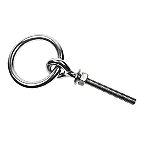 Ring Eye Bolt - Stainless Steel Type 304 - 1/4" x 4-7/8"