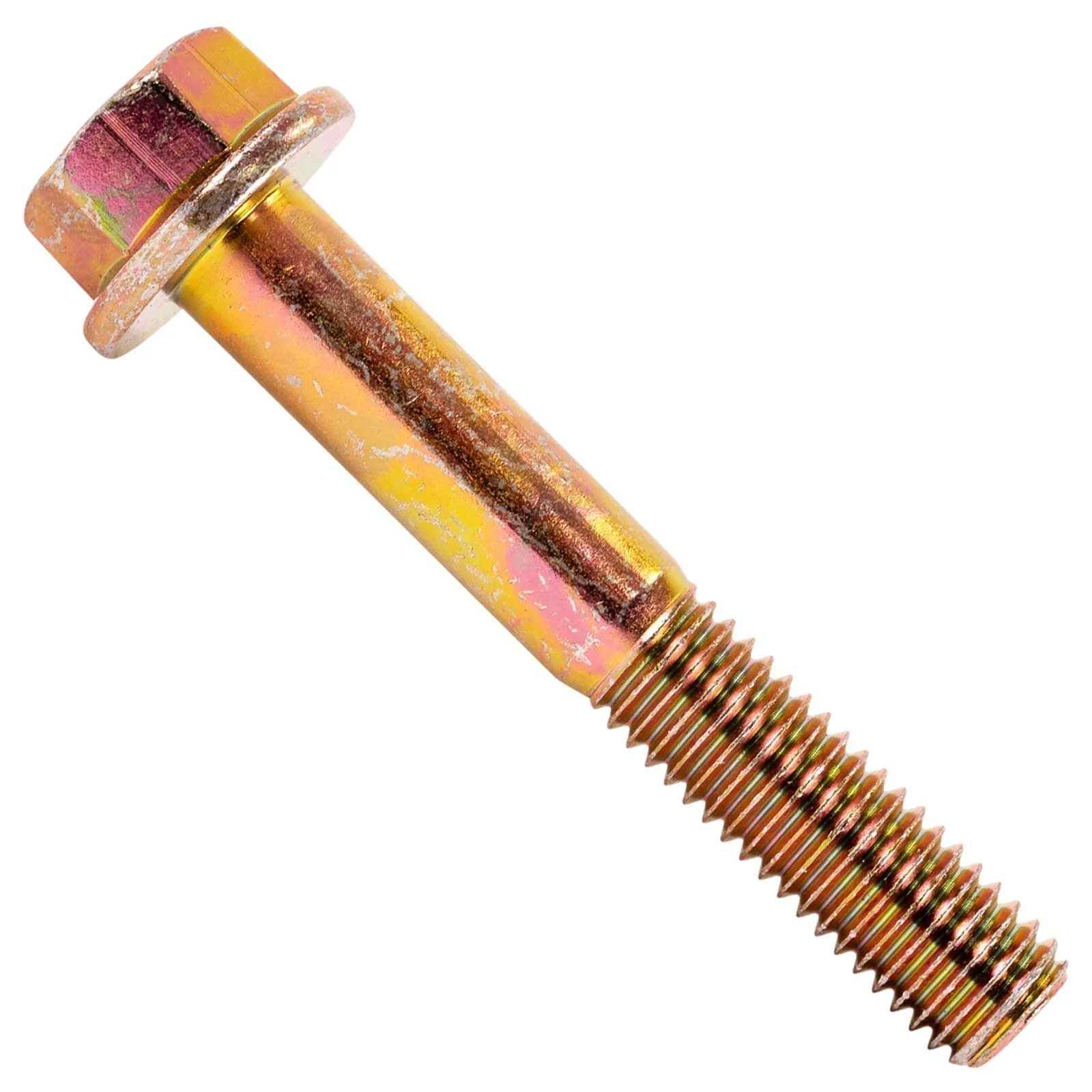 1/2" x 3-1/4" Conquest Grade 8 Non-Serrated Flange Bolt - Zinc Yellow