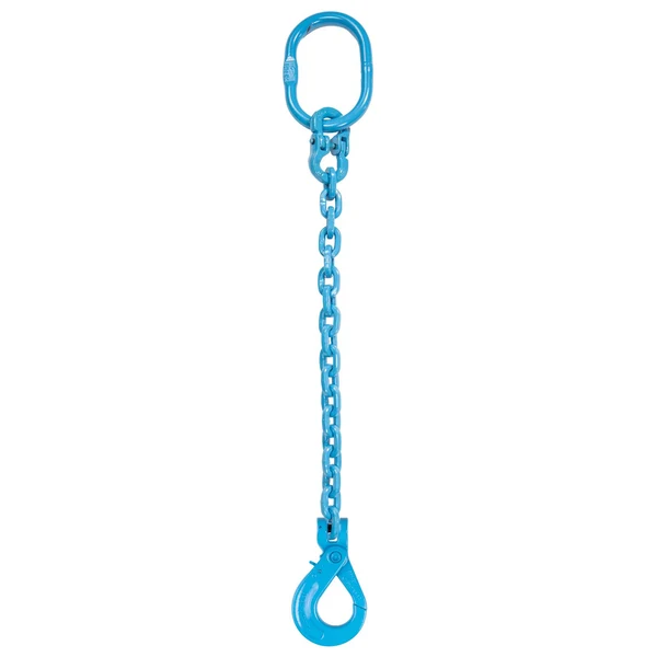 1/2" x 16' Pewag Single Leg Chain Sling w/ Self-Locking Hook - Grade 120