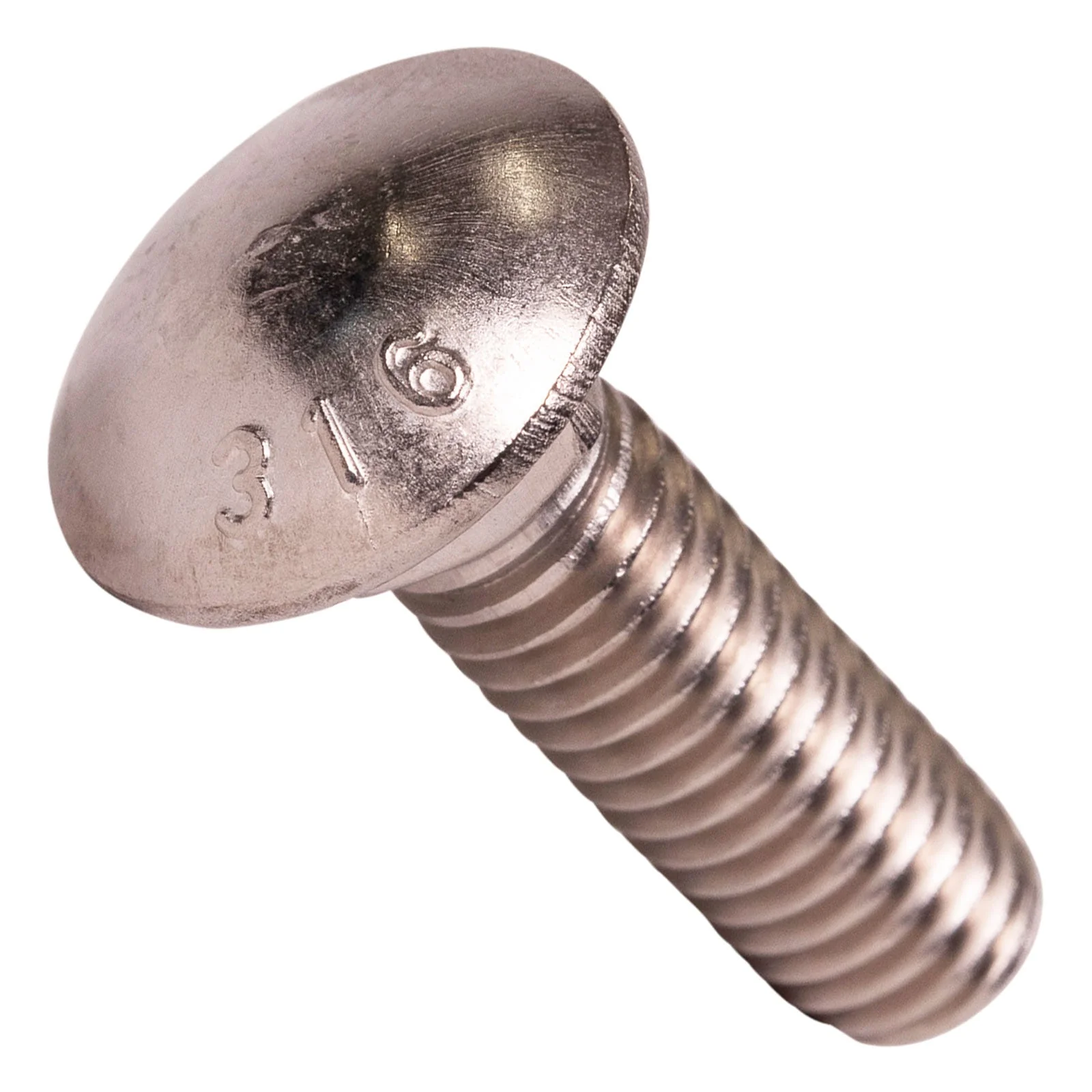 Conquest 3/8" x 1-1/4" Carriage Bolt - 316 Stainless Steel