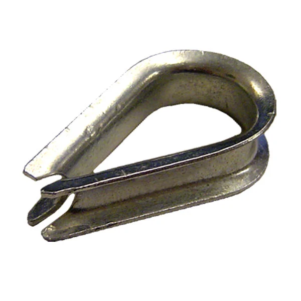 3/32" - 1/8" Wire Rope Thimble | Zinc-Plated - Standard Duty